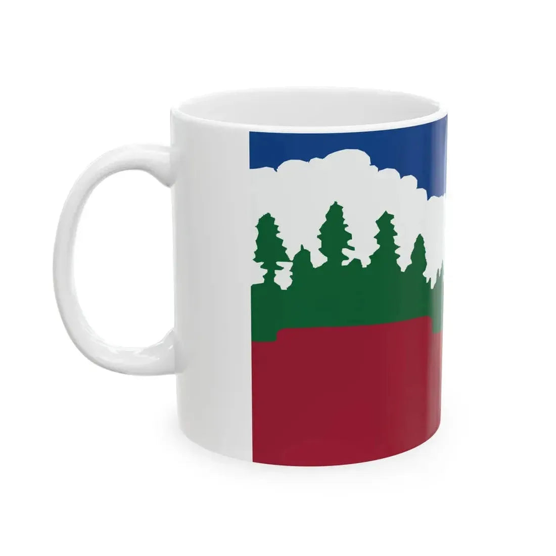 Flag of Paradise California (United States) White Coffee Mug - Go Mug Yourself