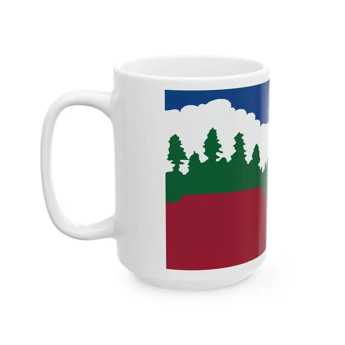 Flag of Paradise California (United States) White Coffee Mug - Go Mug Yourself