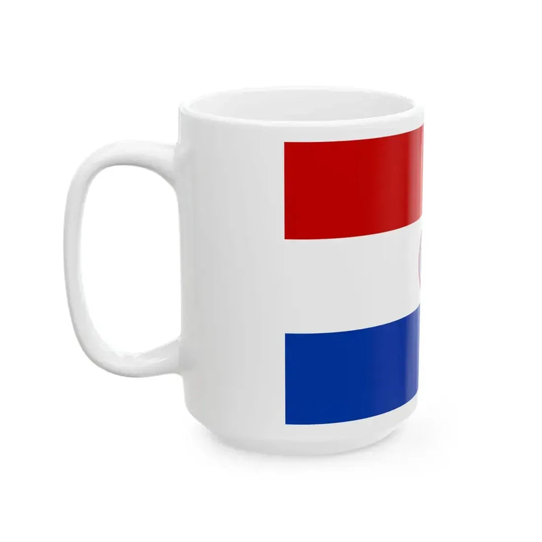 Flag of Paraguay 1954-1988 3-2 (Paraguay) White Coffee Mug - Go Mug Yourself