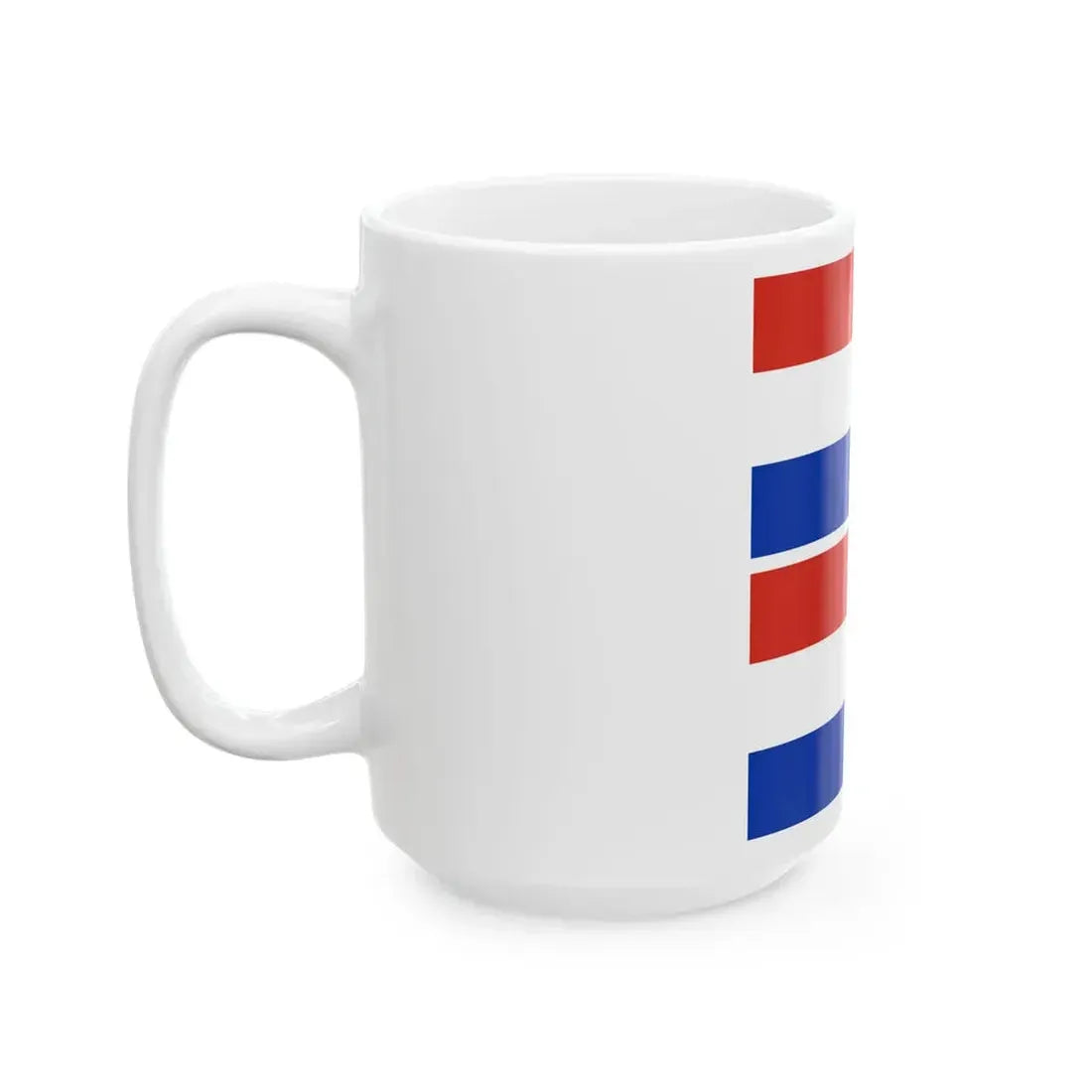 Flag of Paraguay obverse reverse (Paraguay) White Coffee Mug - Go Mug Yourself