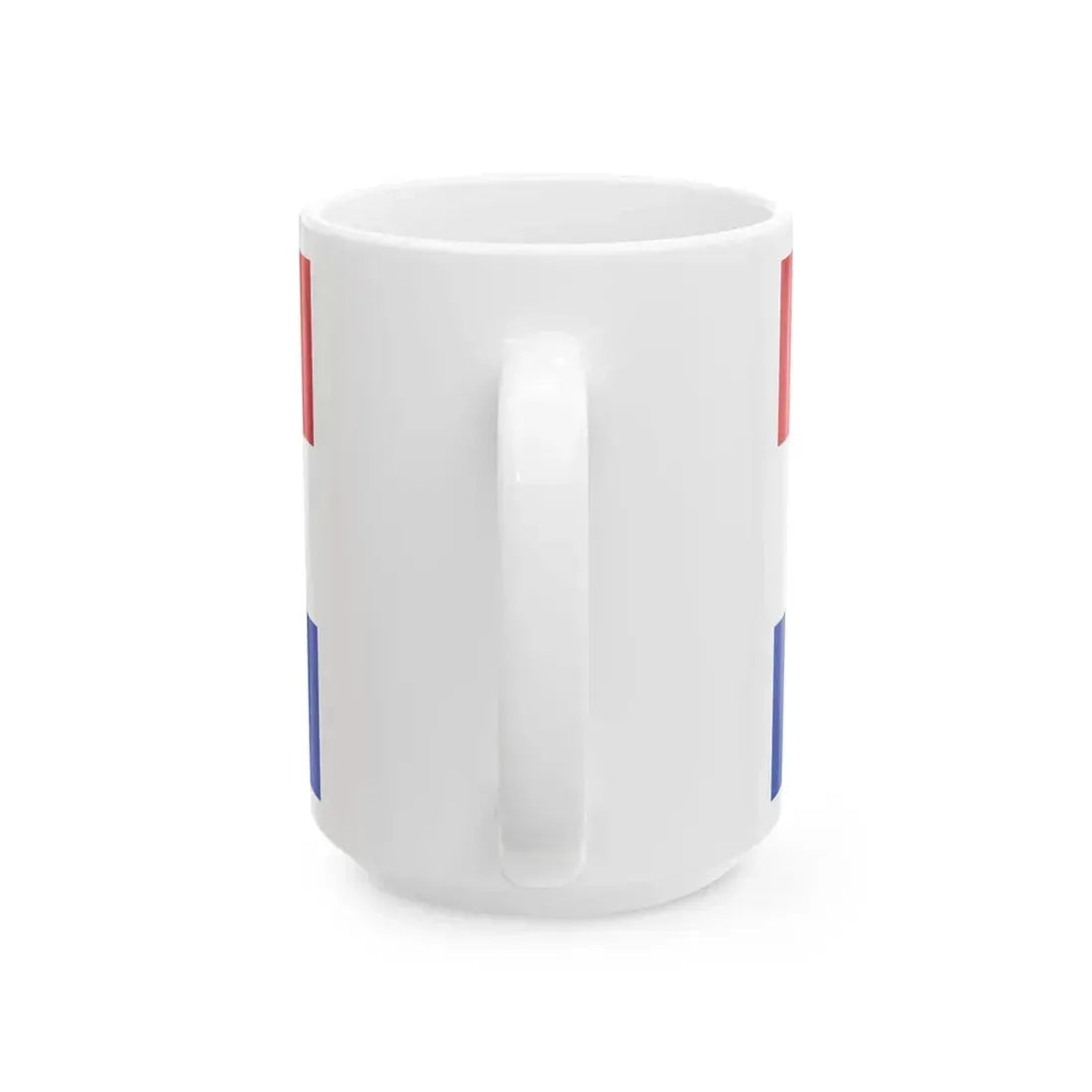 Flag of Paraguay reverse 1988-1990 (Paraguay) White Coffee Mug - Go Mug Yourself