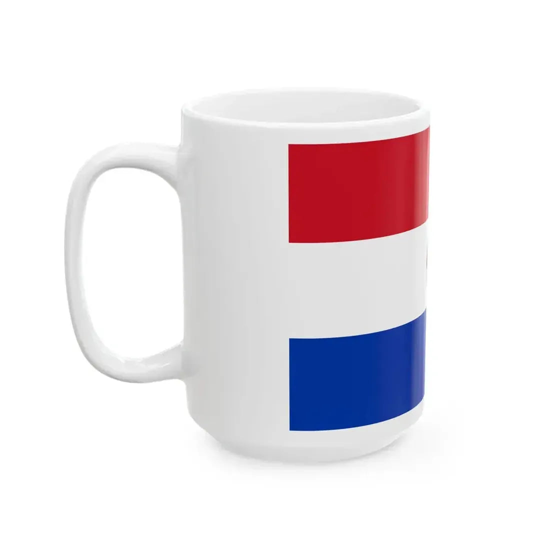 Flag of Paraguay reverse 1990-2013 3-2 (Paraguay) White Coffee Mug - Go Mug Yourself