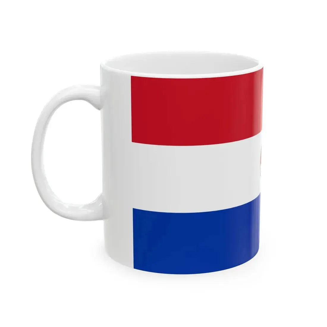 Flag of Paraguay reverse 1990-2013 (Paraguay) White Coffee Mug - Go Mug Yourself