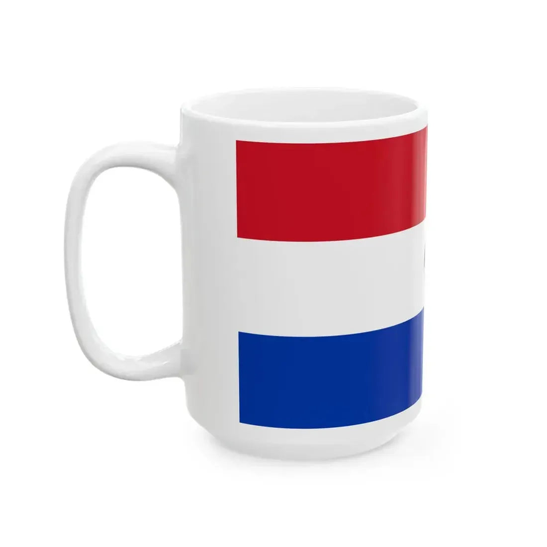 Flag of Paraguay reverse 1990-2013 (Paraguay) White Coffee Mug - Go Mug Yourself