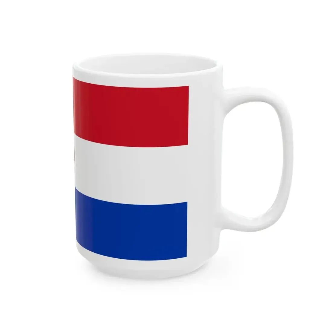 Flag of Paraguay reverse 1990-2013 (Paraguay) White Coffee Mug - Go Mug Yourself