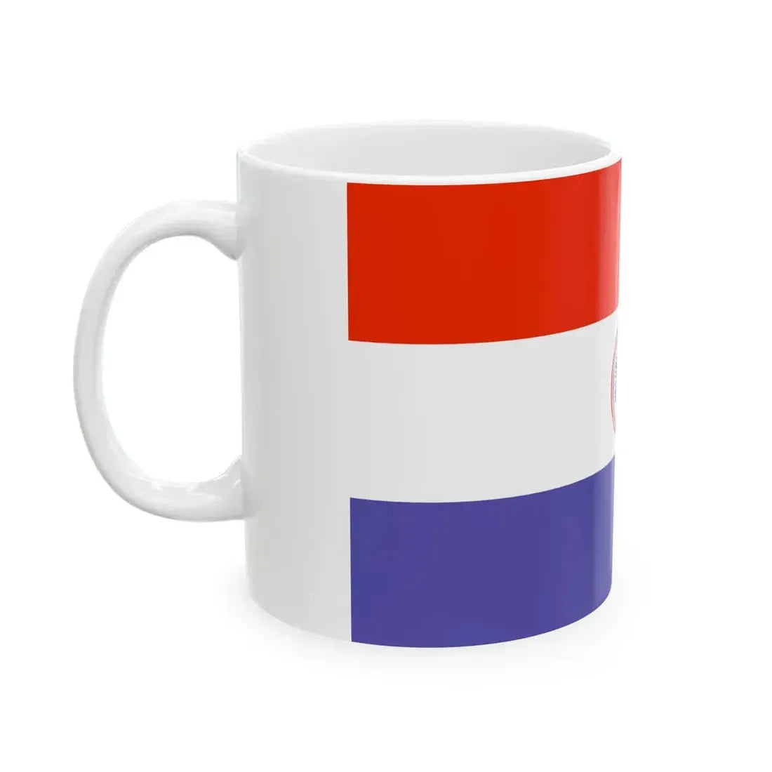 Flag of Paraguay WFB 2000 (Paraguay) White Coffee Mug - Go Mug Yourself
