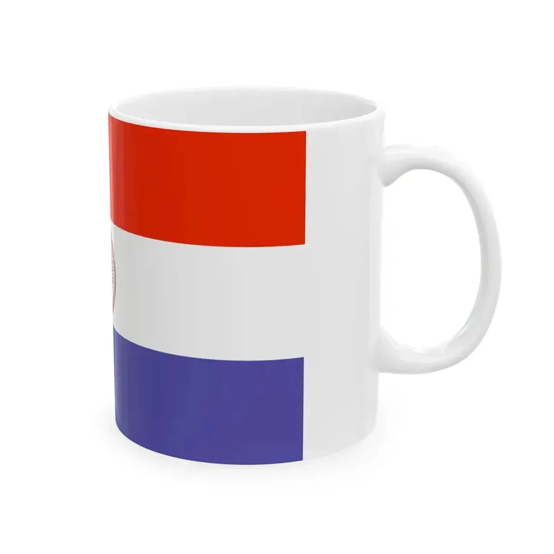 Flag of Paraguay WFB 2000 (Paraguay) White Coffee Mug - Go Mug Yourself