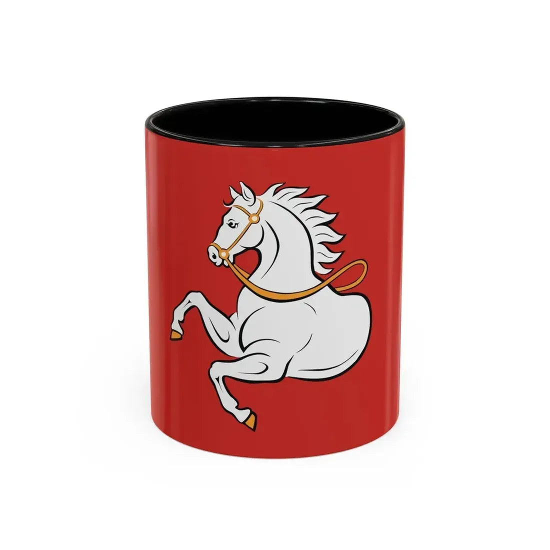 Flag of Pardubice Czech Republic - Accent Coffee Mug 11oz Black - Go Mug Yourself