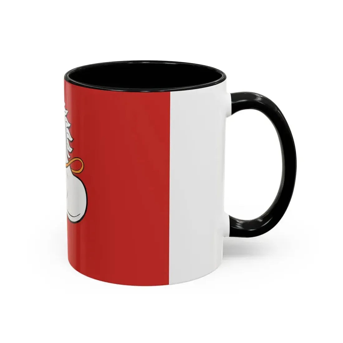 Flag of Pardubice Czech Republic - Accent Coffee Mug - Go Mug Yourself