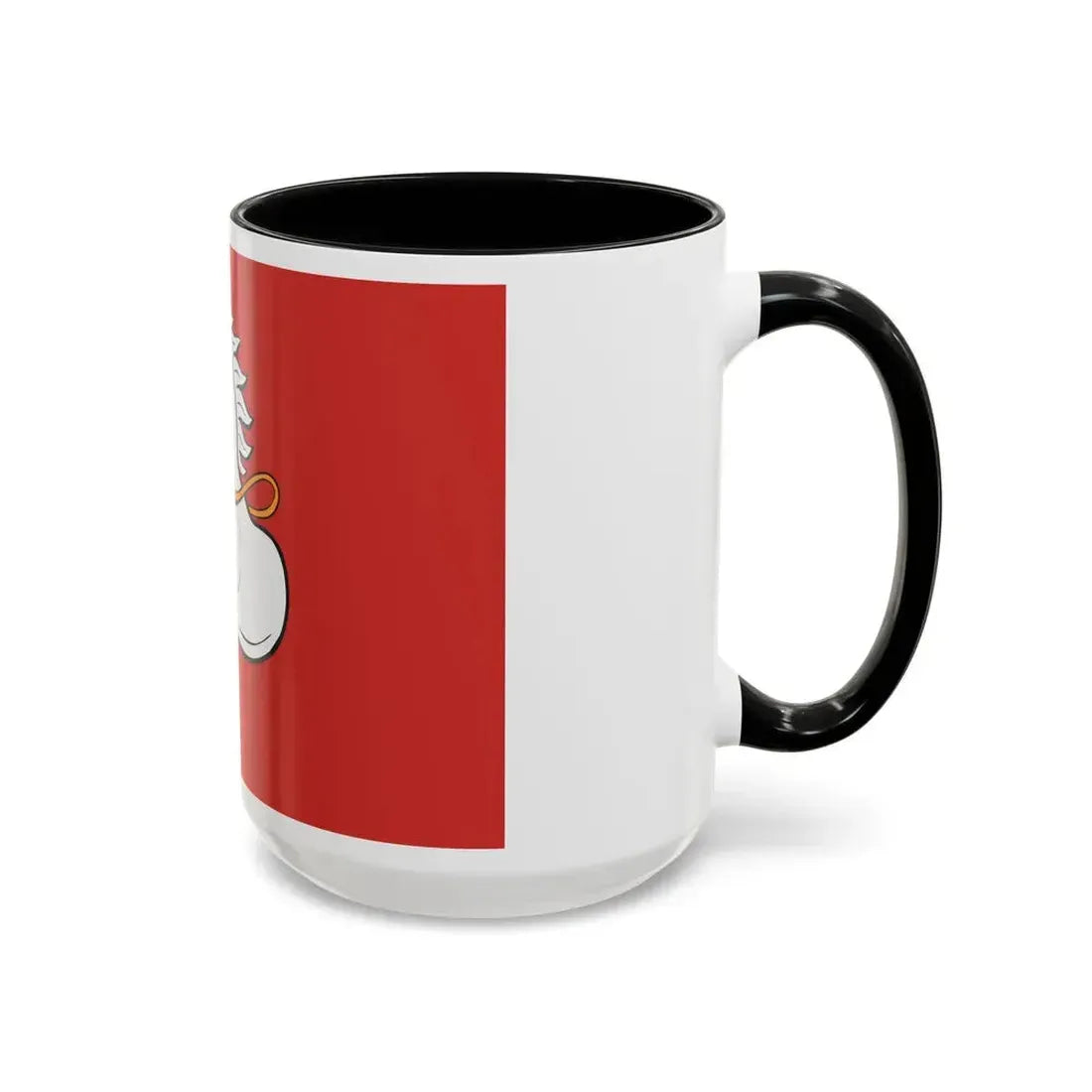 Flag of Pardubice Czech Republic - Accent Coffee Mug - Go Mug Yourself