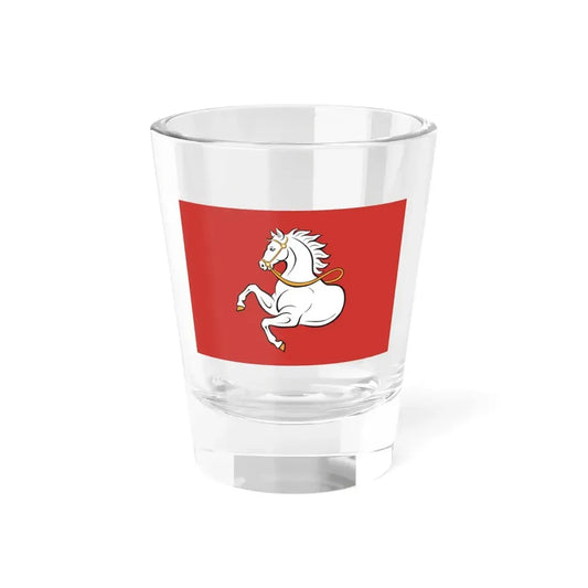 Flag of Pardubice Czech Republic - Shot Glass 1.5oz 1.5oz - Go Mug Yourself