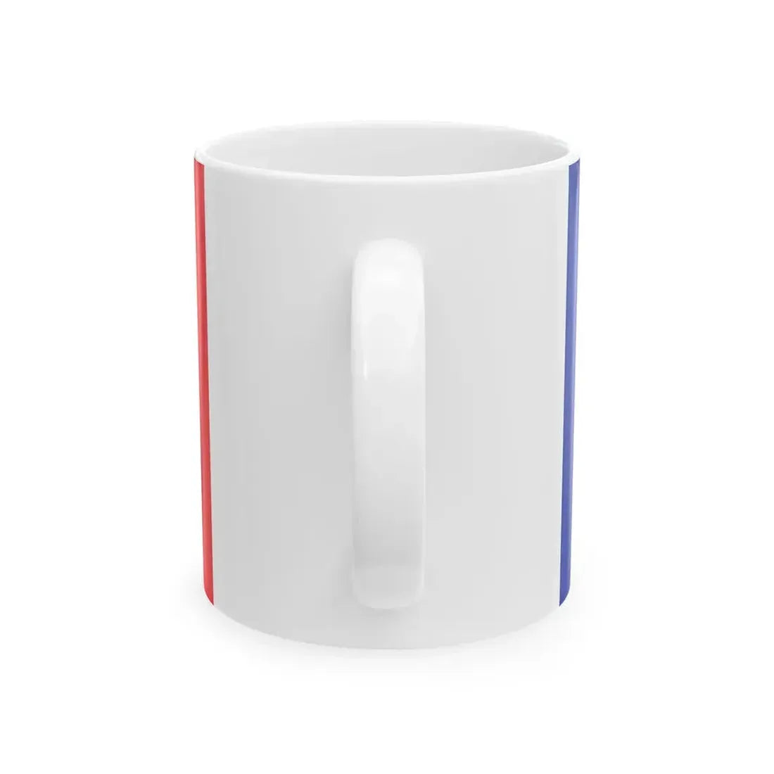 Flag of Paris with shield (France) White Coffee Mug - Go Mug Yourself