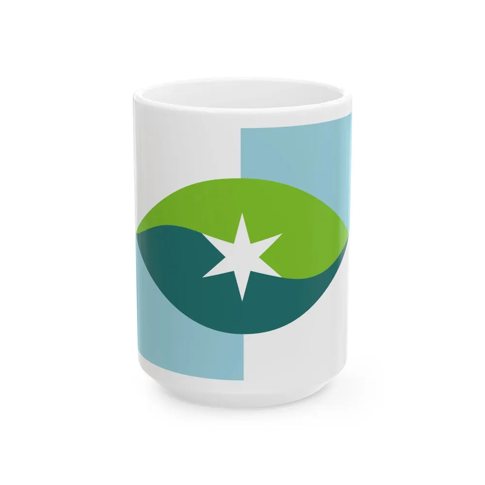 Flag of Park City Kansas (United States) White Coffee Mug 15oz - Go Mug Yourself