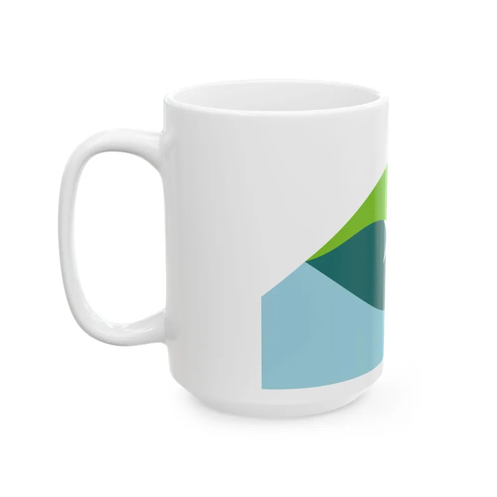 Flag of Park City Kansas (United States) White Coffee Mug - Go Mug Yourself