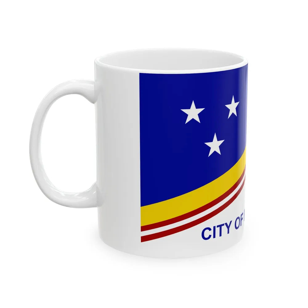 Flag of Park Ridge Illinois (United States) White Coffee Mug - Go Mug Yourself