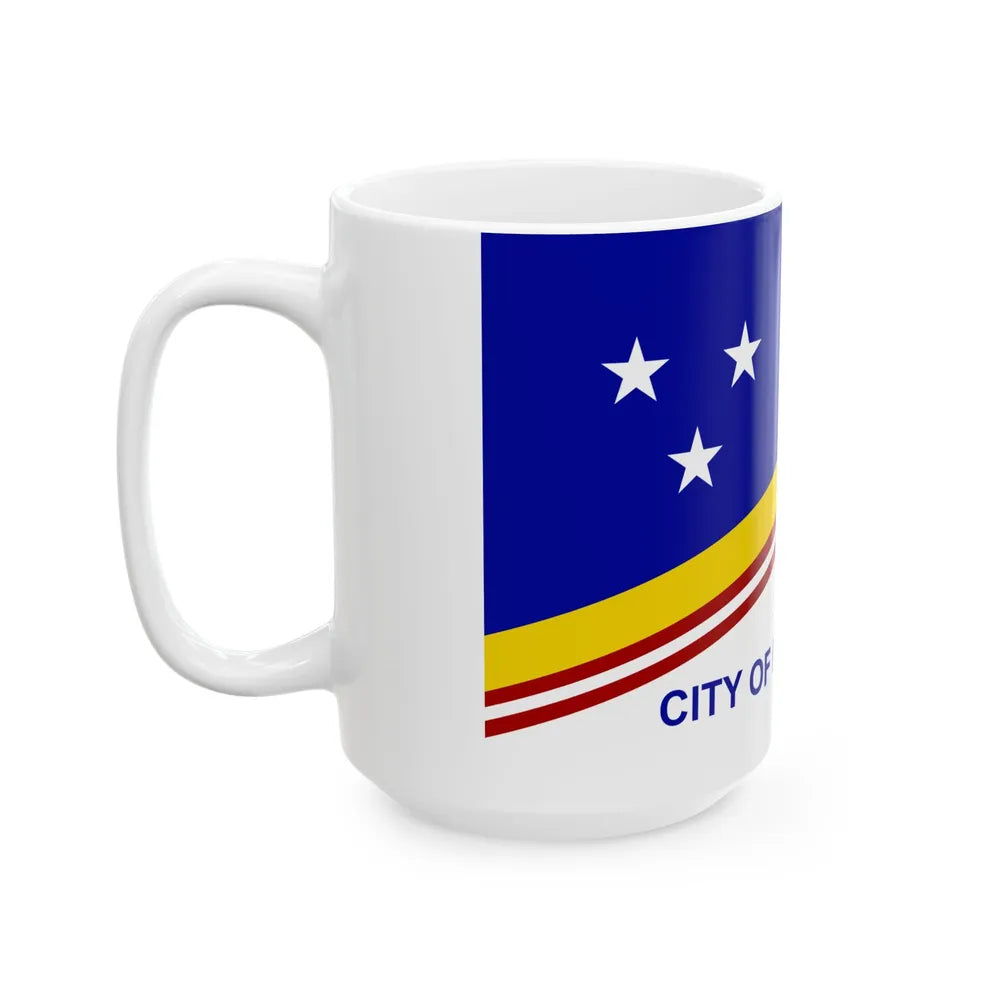 Flag of Park Ridge Illinois (United States) White Coffee Mug - Go Mug Yourself