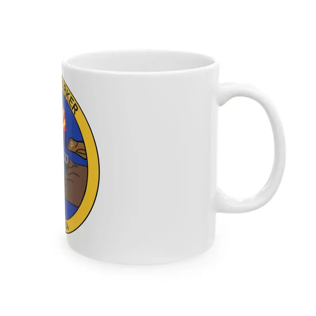 Flag of Parker Arizona (United States) White Coffee Mug - Go Mug Yourself