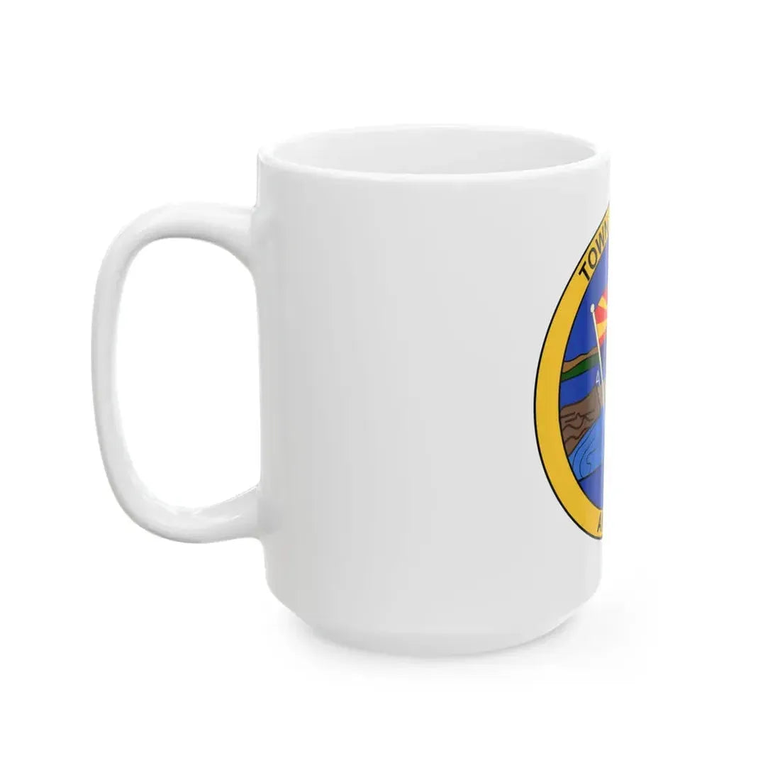 Flag of Parker Arizona (United States) White Coffee Mug - Go Mug Yourself