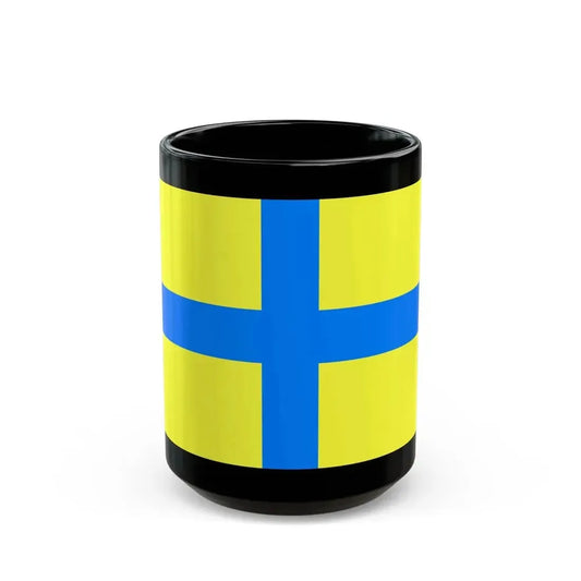 Flag of Parma Italy - Black Coffee Mug 15oz - Go Mug Yourself