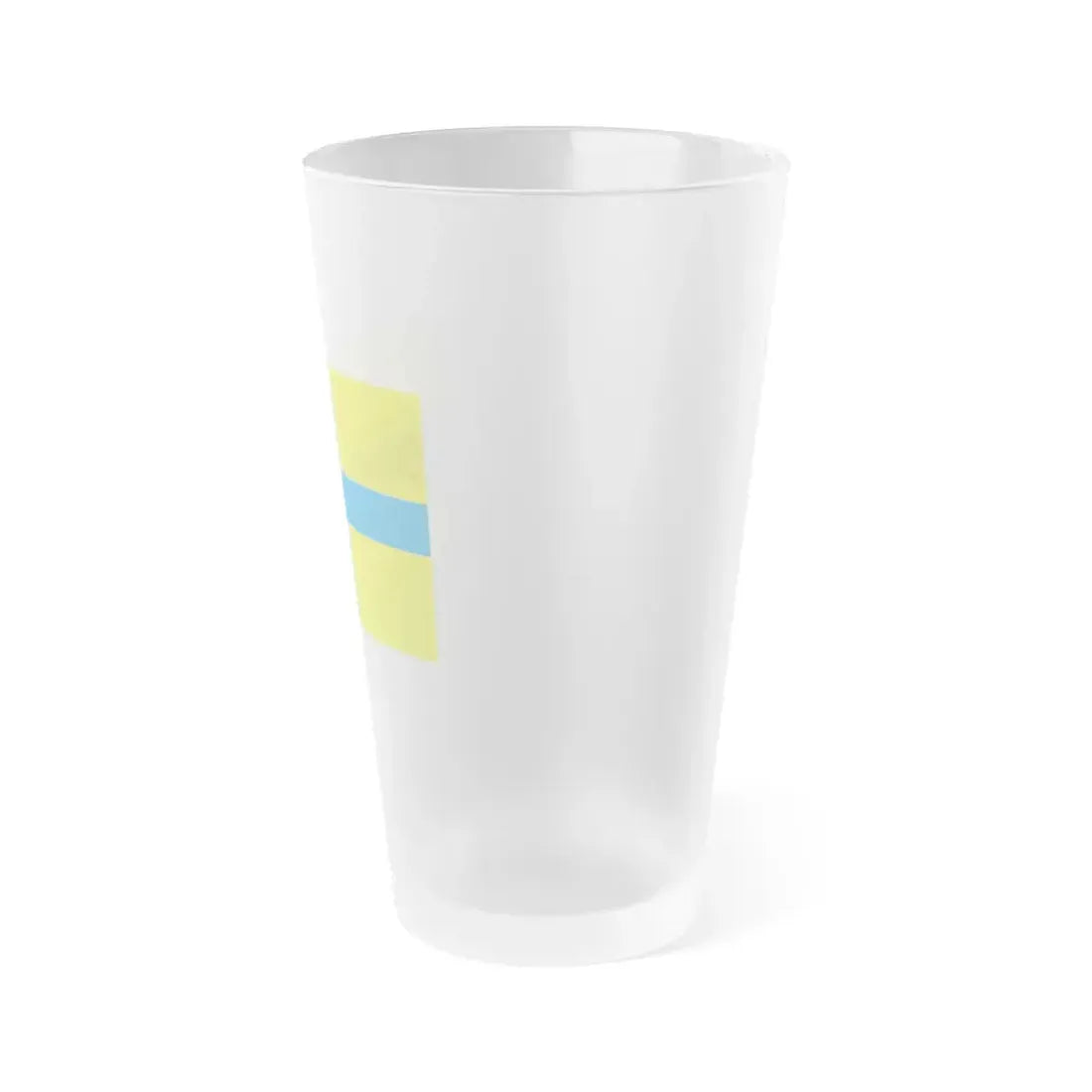 Flag of Parma Italy - Frosted Pint Glass 16oz - Go Mug Yourself