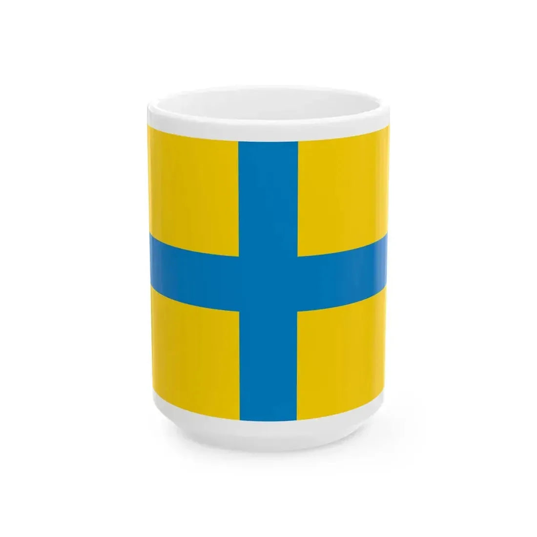 Flag of Parma (Italy) White Coffee Mug 15oz - Go Mug Yourself