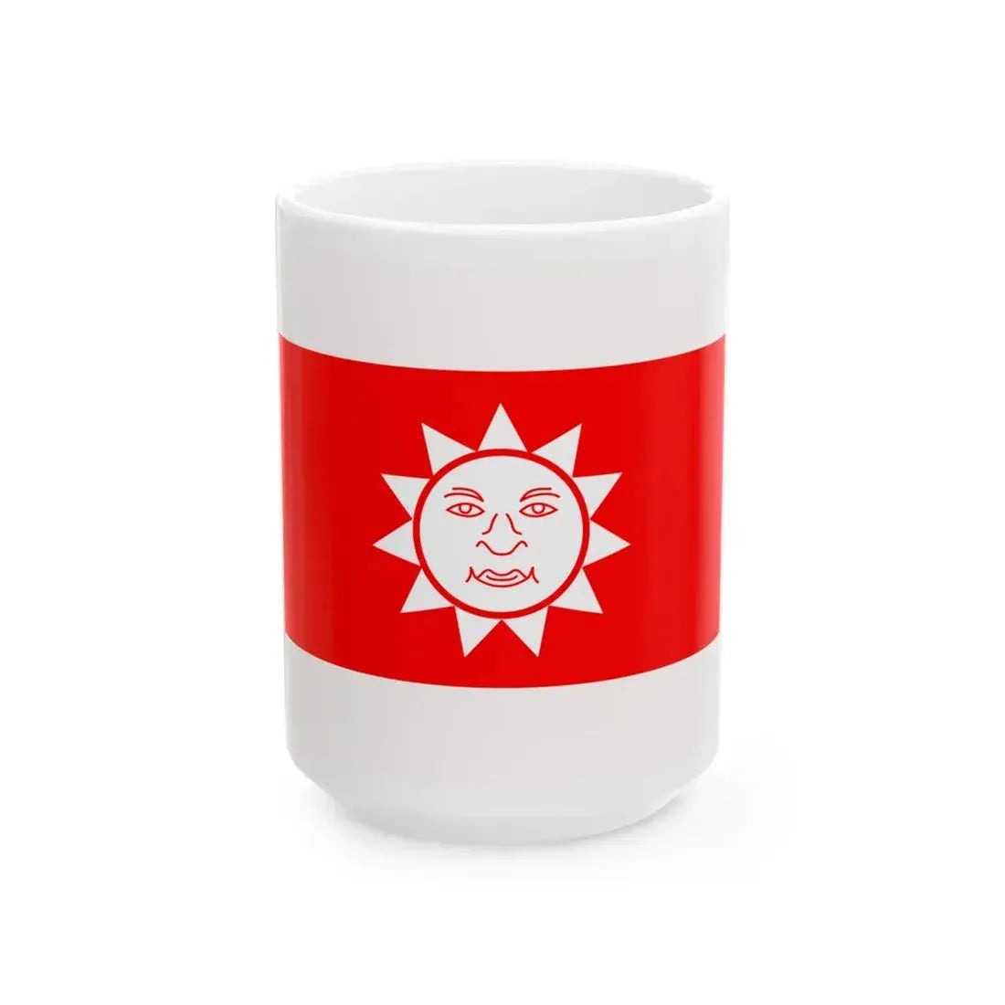 Flag of Partabgarh (India) White Coffee Mug 15oz - Go Mug Yourself