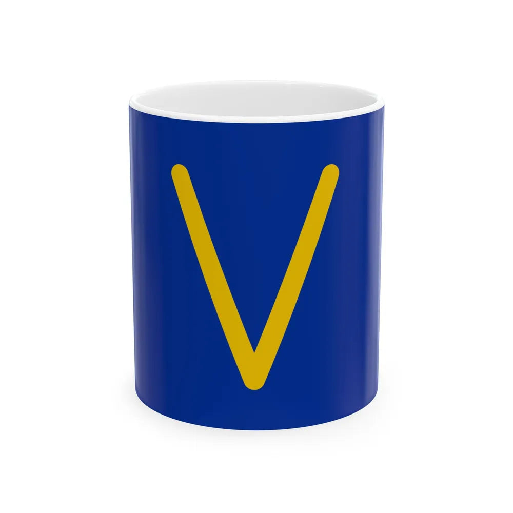 Flag of Partido Democrata (Costa Rica) White Coffee Mug 11oz - Go Mug Yourself