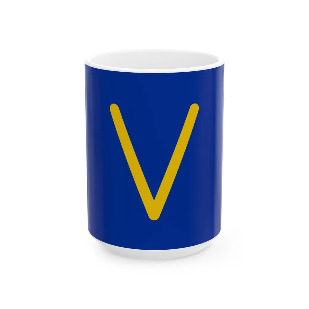 Flag of Partido Democrata (Costa Rica) White Coffee Mug 15oz - Go Mug Yourself