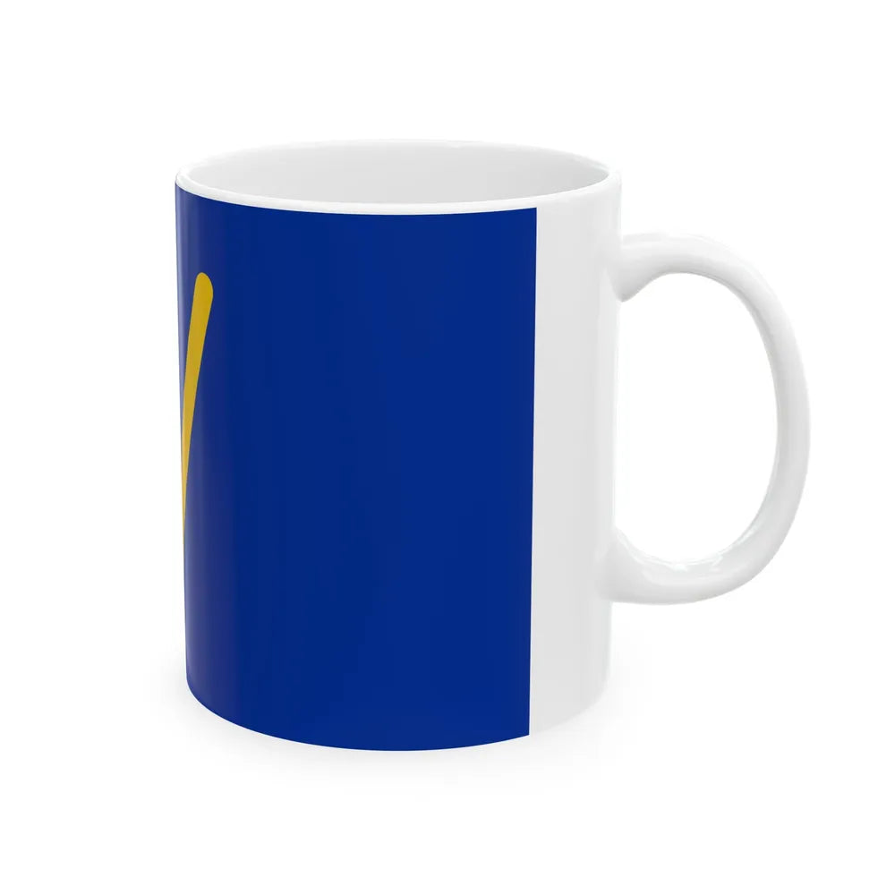 Flag of Partido Democrata (Costa Rica) White Coffee Mug - Go Mug Yourself