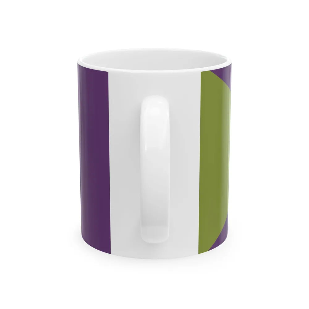 Flag of Partido Independiente (Costa Rica) White Coffee Mug - Go Mug Yourself