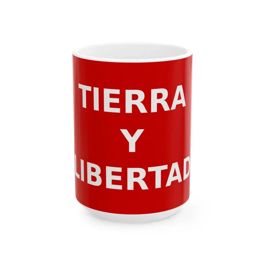 Flag of Partido Liberal Mexicano (Mexico) White Coffee Mug 15oz - Go Mug Yourself