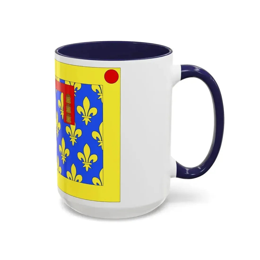Flag of Pas de Calais France 2 - Accent Coffee Mug - Go Mug Yourself