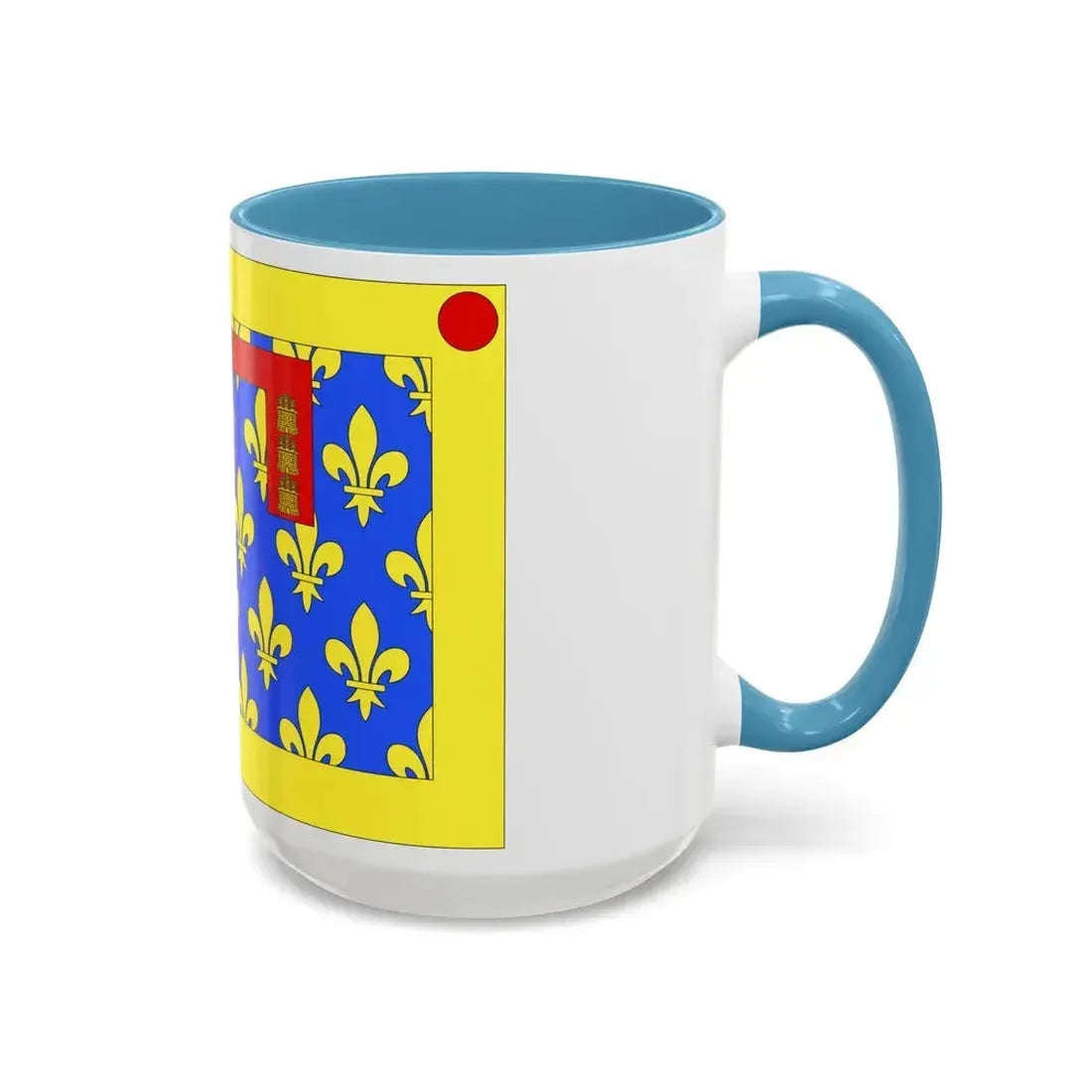 Flag of Pas de Calais France 2 - Accent Coffee Mug - Go Mug Yourself