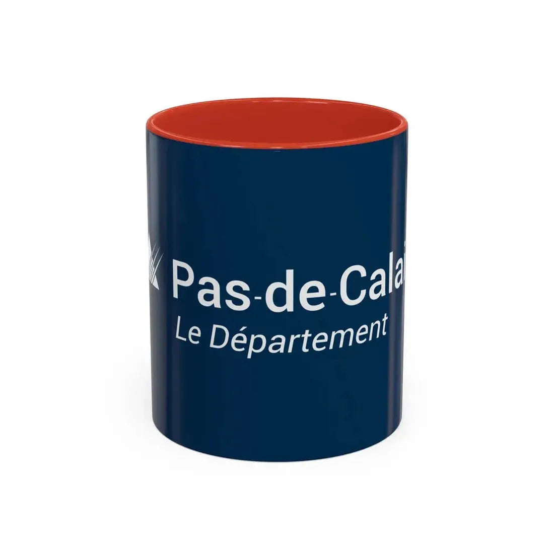 Flag of Pas de Calais France - Accent Coffee Mug 11oz Red - Go Mug Yourself
