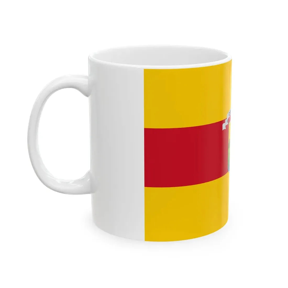 Flag of Pasaje Ecuador (Ecuador) White Coffee Mug - Go Mug Yourself