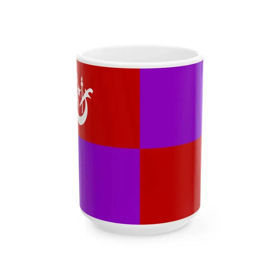 Flag of Pasir Mas Kelantan (Malaysia) White Coffee Mug 15oz - Go Mug Yourself