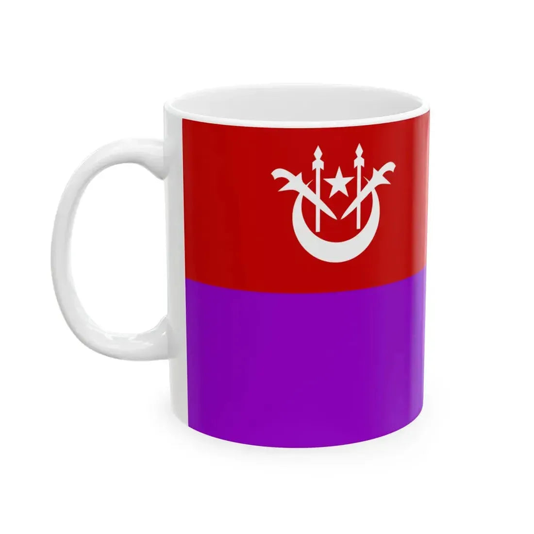 Flag of Pasir Mas Kelantan (Malaysia) White Coffee Mug - Go Mug Yourself