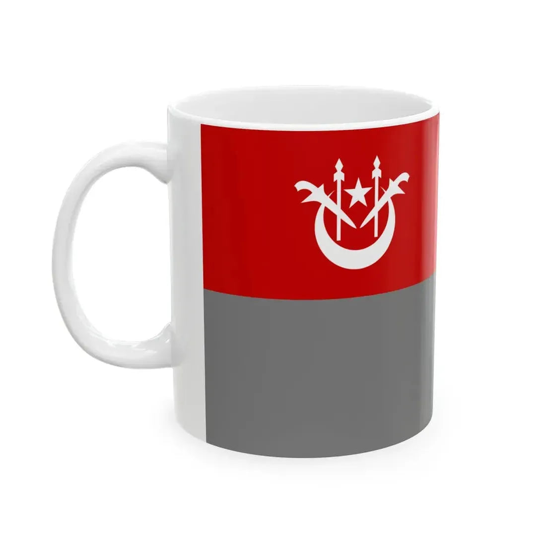 Flag of Pasir Puteh Kelantan (Malaysia) White Coffee Mug - Go Mug Yourself