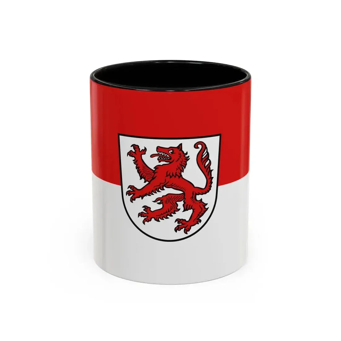 Flag of Passau 2 Germany - Accent Coffee Mug 11oz Black - Go Mug Yourself