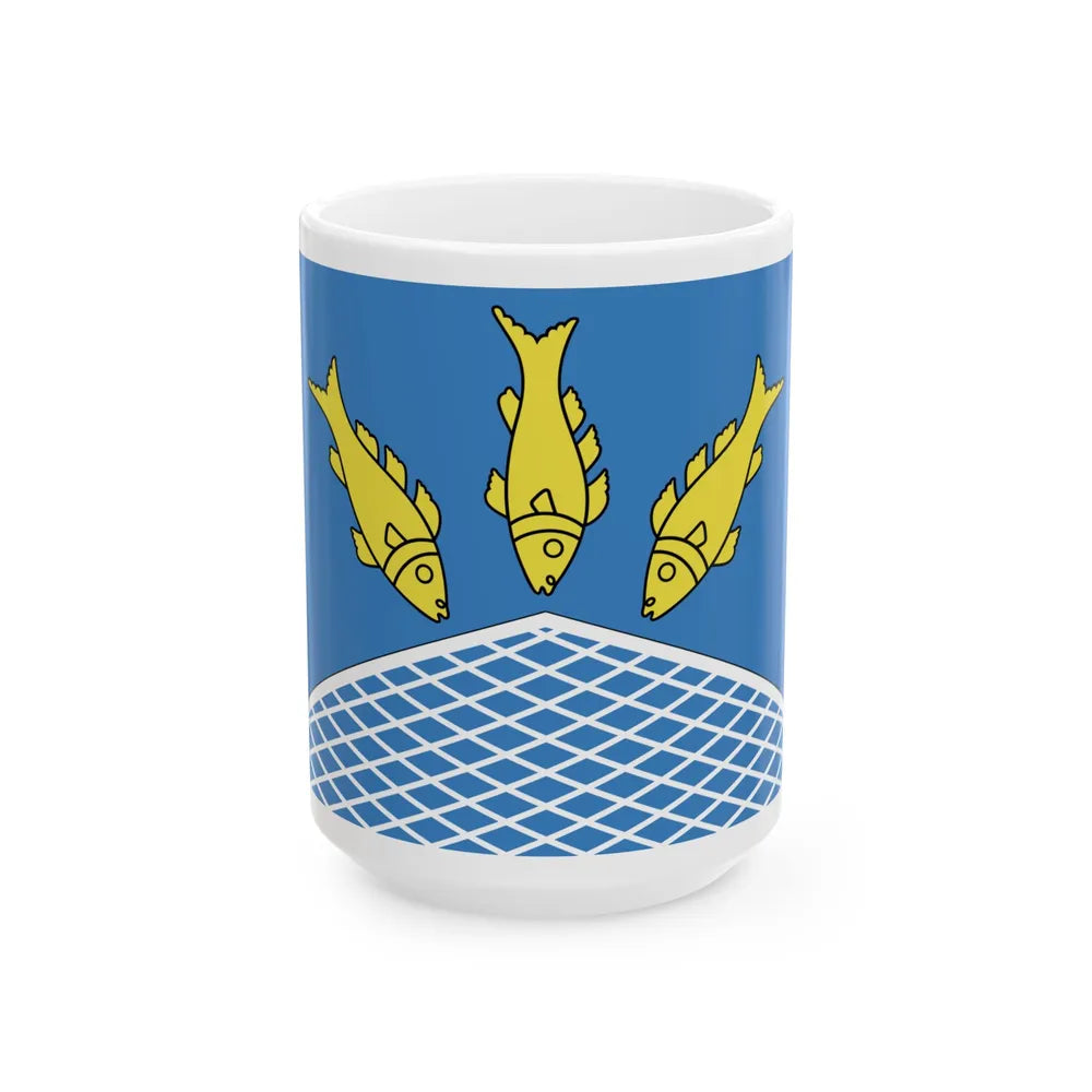 Flag of Pastavy (Belarus) White Coffee Mug 15oz - Go Mug Yourself