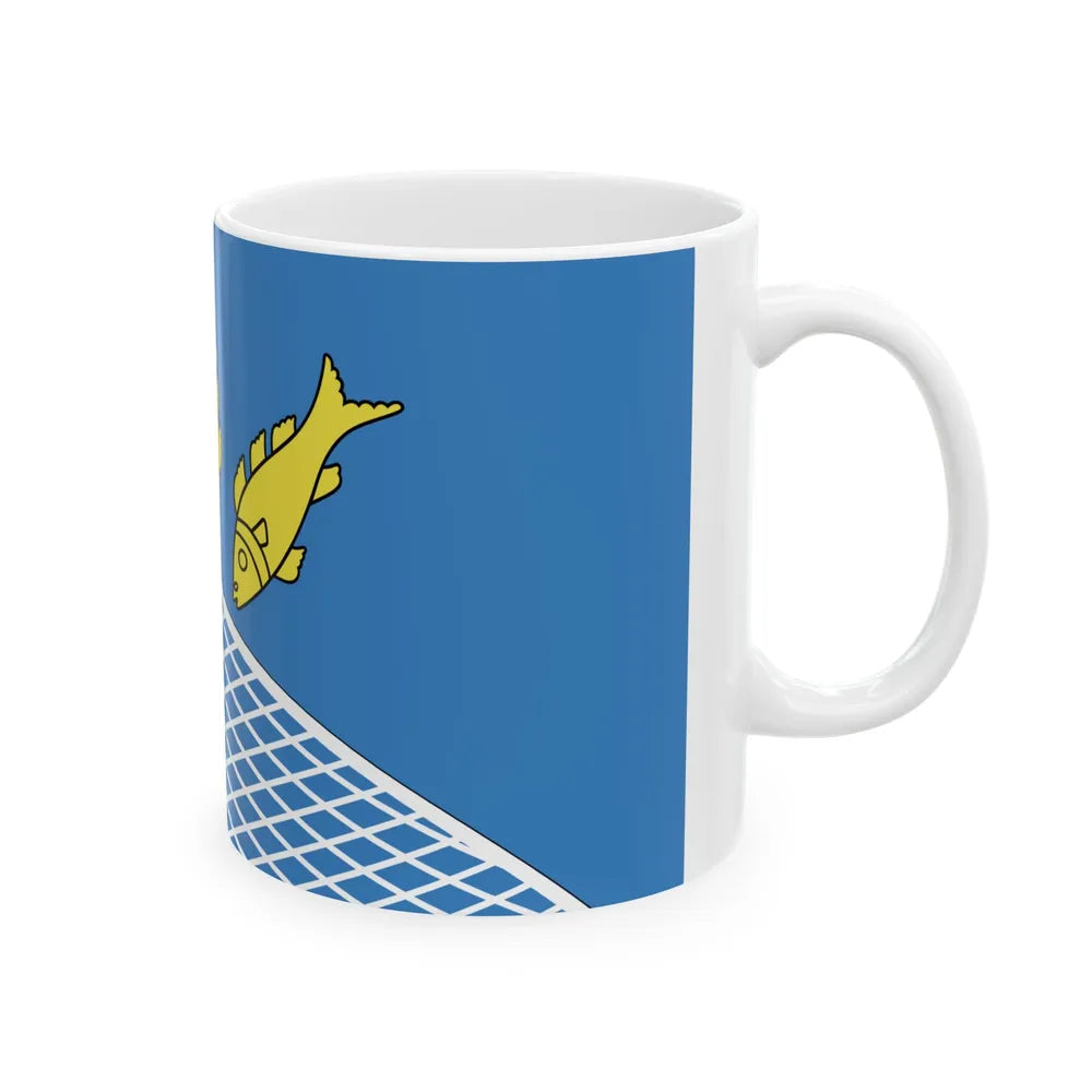 Flag of Pastavy (Belarus) White Coffee Mug - Go Mug Yourself