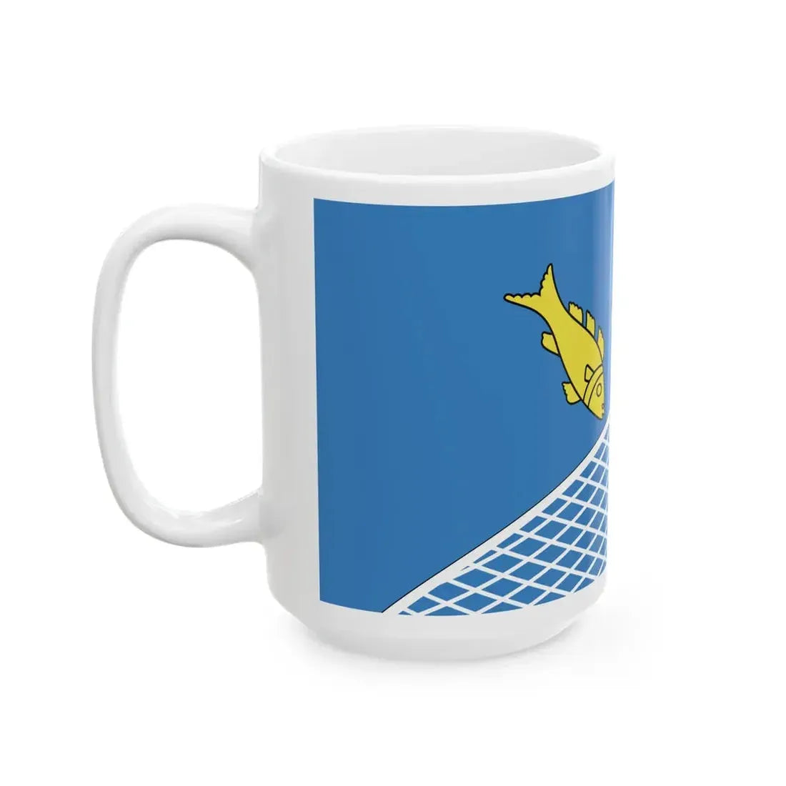 Flag of Pastavy (Belarus) White Coffee Mug - Go Mug Yourself