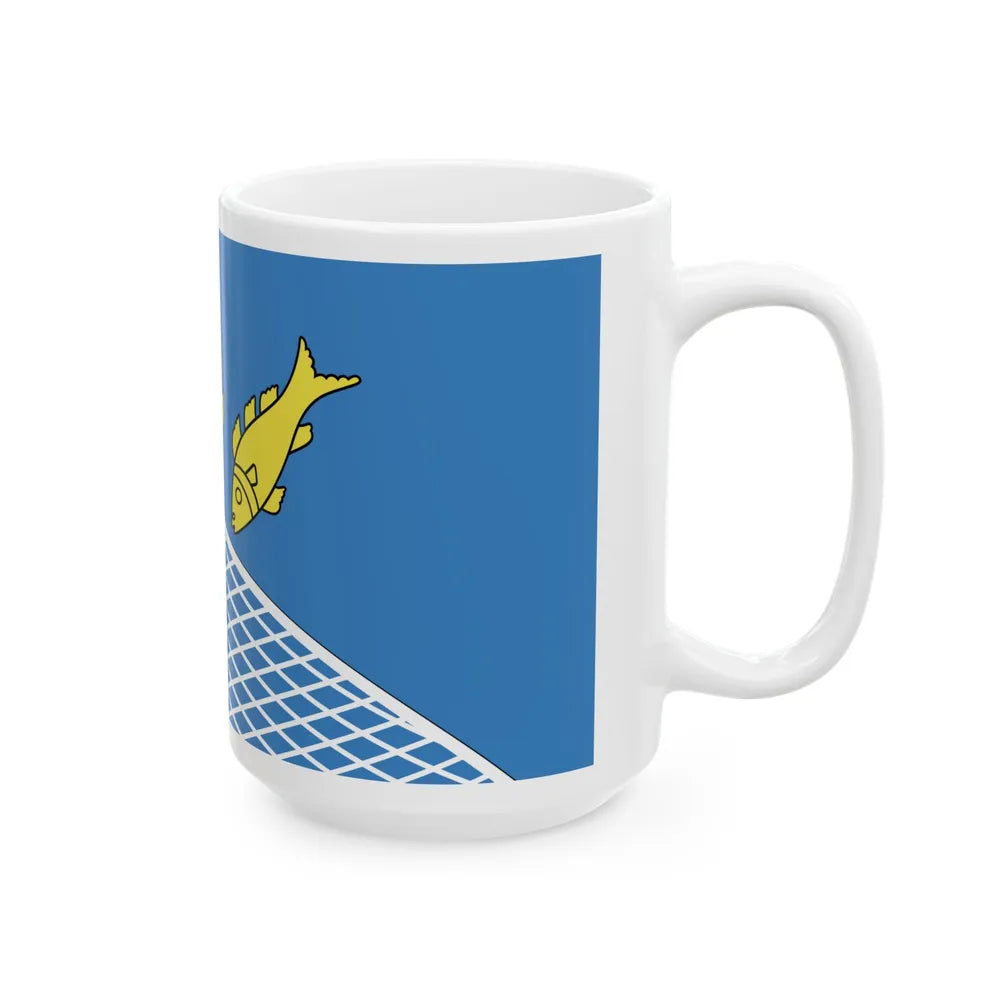 Flag of Pastavy (Belarus) White Coffee Mug - Go Mug Yourself
