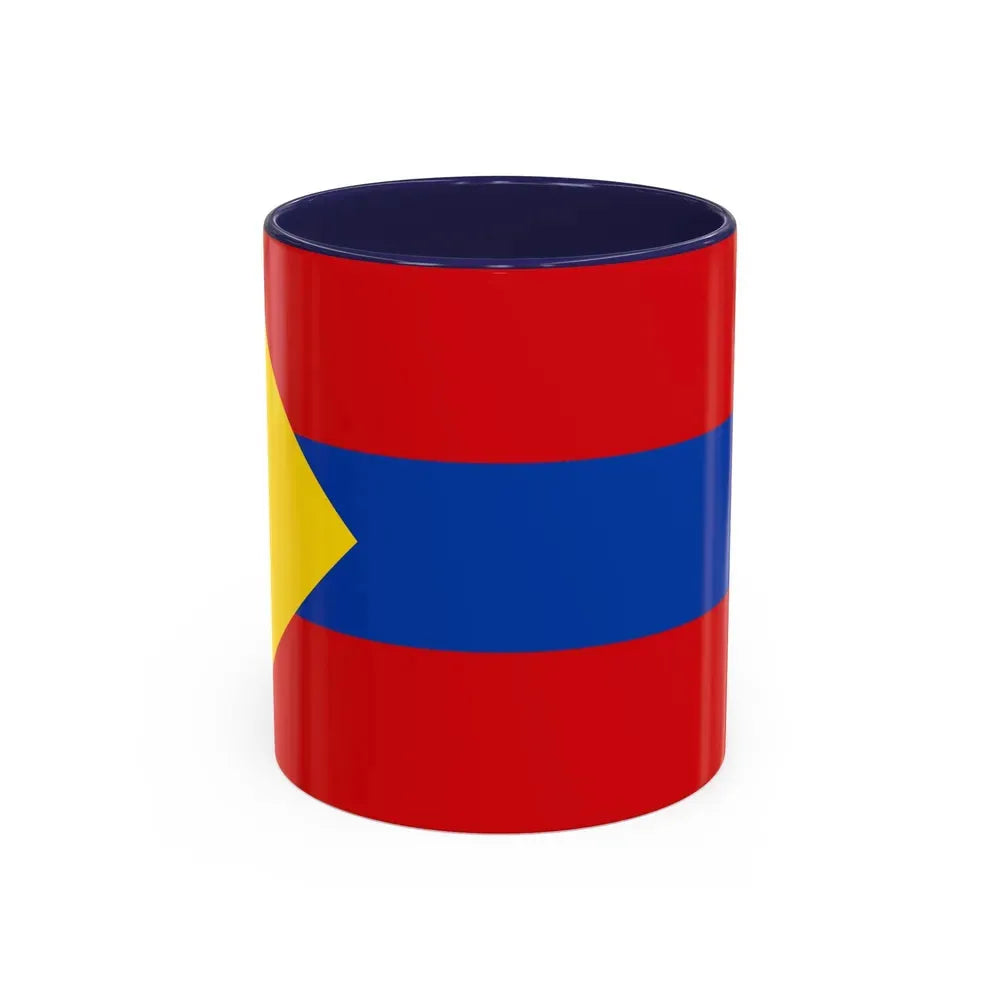 Flag of Pasto Colombia - Accent Coffee Mug 11oz Navy - Go Mug Yourself