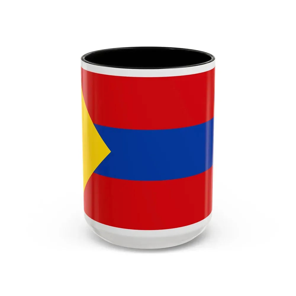 Flag of Pasto Colombia - Accent Coffee Mug 15oz Black - Go Mug Yourself