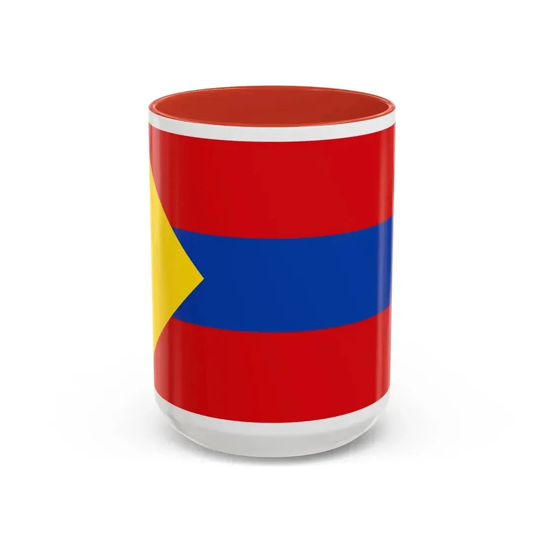Flag of Pasto Colombia - Accent Coffee Mug 15oz Red - Go Mug Yourself