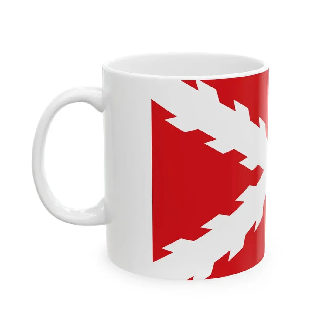 Flag of Patriotic Army of Ecuador 1809 (Ecuador) White Coffee Mug - Go Mug Yourself