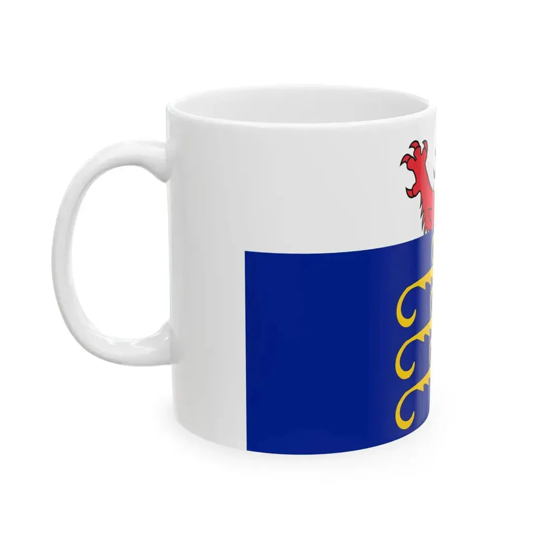 Flag of Pays de Gex (France) White Coffee Mug - Go Mug Yourself