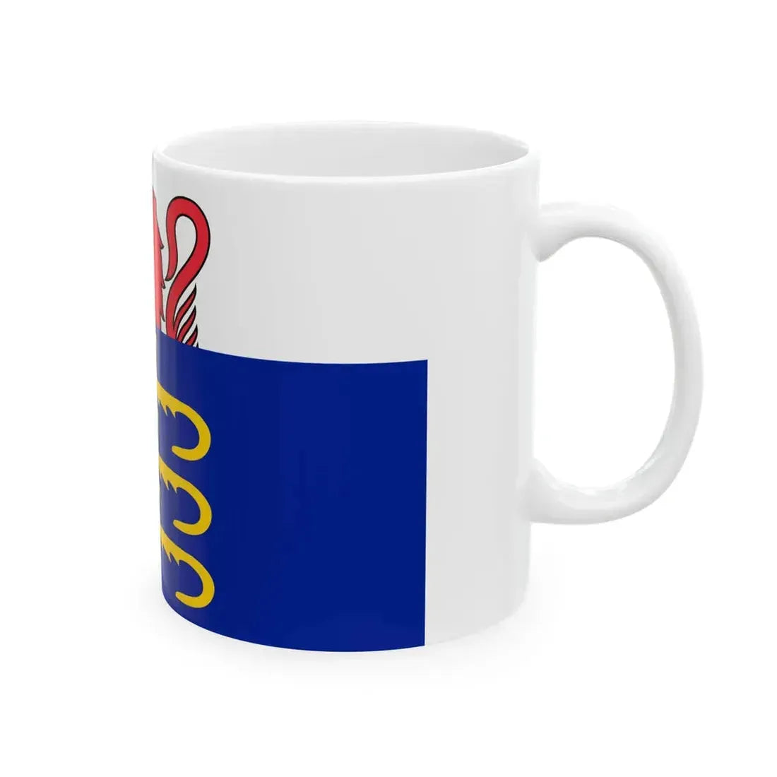 Flag of Pays de Gex (France) White Coffee Mug - Go Mug Yourself