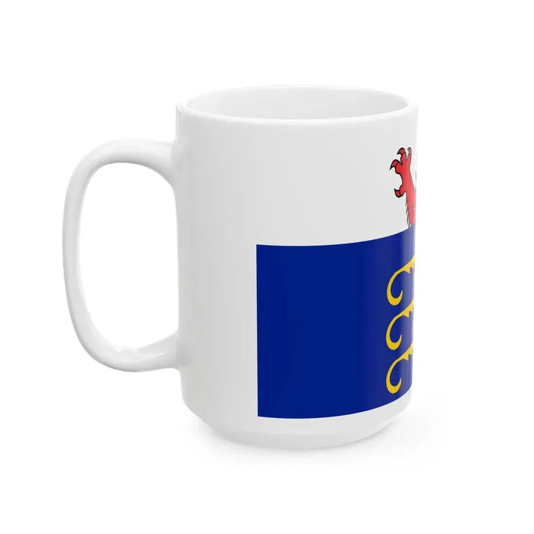 Flag of Pays de Gex (France) White Coffee Mug - Go Mug Yourself